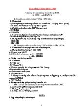 Bồi dưỡng học sinh giỏi Lịch sử lớp 8 phần 1